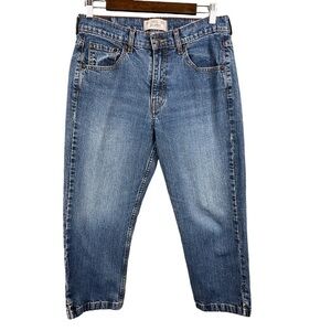 Levi's Women's Size 12 Signature Stretch Cropped Jeans Medium Wash